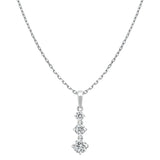 Sol et Terre Graduating Trilogy Pendant Necklace