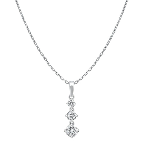 Sol et Terre Graduating Trilogy Pendant Necklace