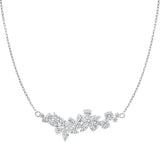 Sol et Terre Fleur Garden Diamond Pendant Necklace