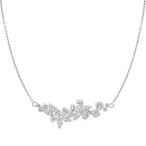 Sol et Terre Fleur Garden Diamond Pendant Necklace