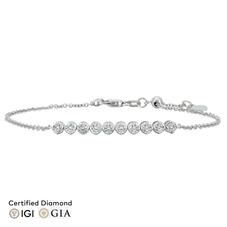 Sol et Terre Mini Daily Diamond Bracelet