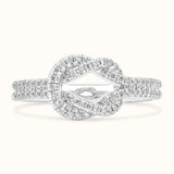 Tied Diamond Rings