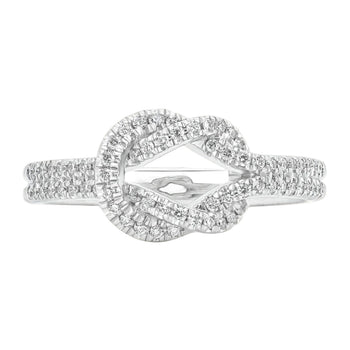 Sol et Terre Tied Diamond Rings
