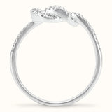 Tied Diamond Rings