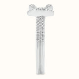 Tied Diamond Rings