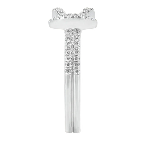 Sol et Terre Tied Diamond Rings