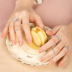 Sol et Terre Oval Diamond Ring with Petal Prong