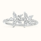 Duo Floral Ring