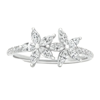 Sol et Terre Duo Floral Ring