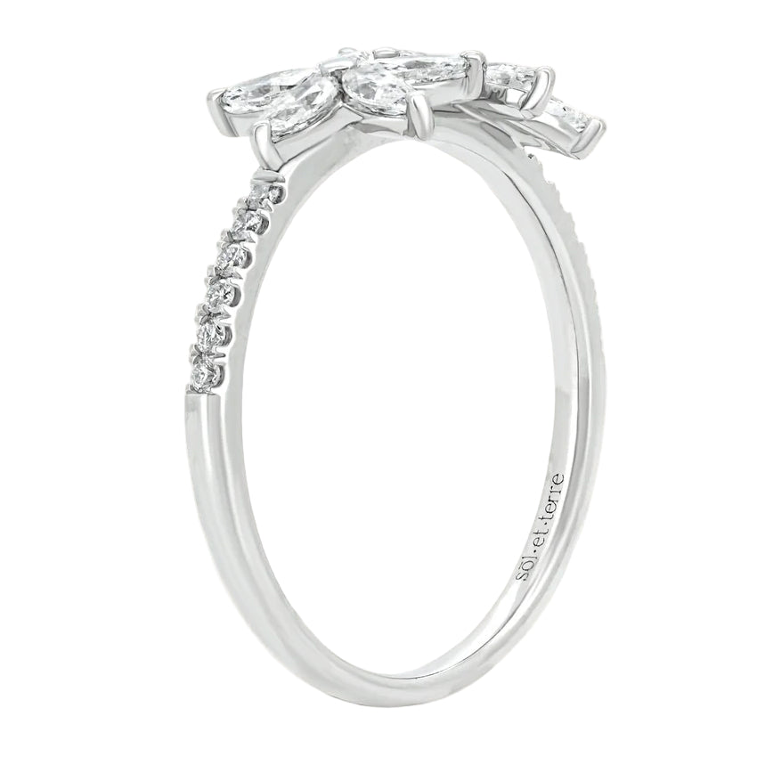 Sol et Terre Duo Floral Ring