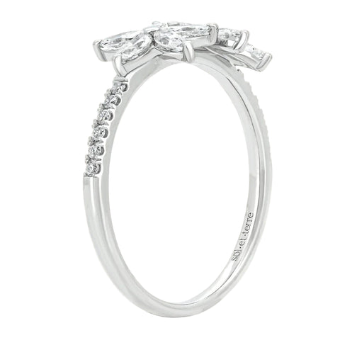 Sol et Terre Duo Floral Ring