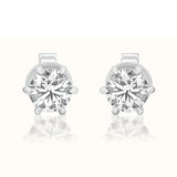 Martini Six Prong Earrings