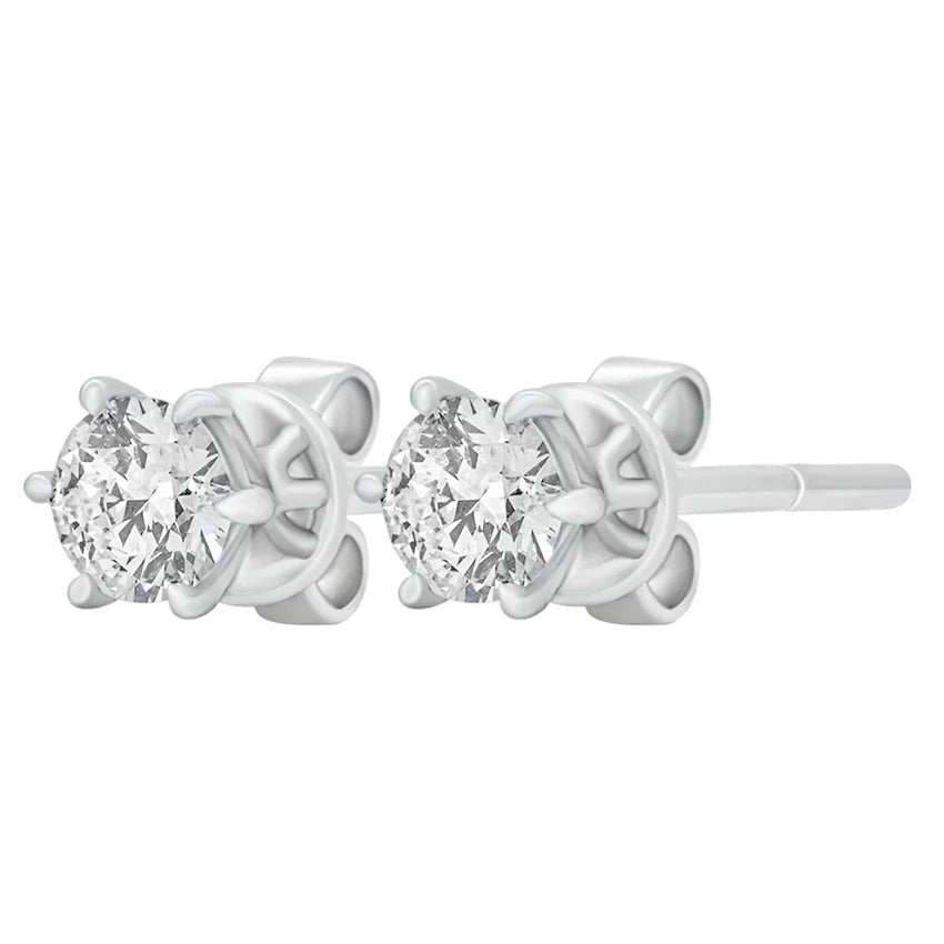 Sol et Terre Martini Six Prong Earrings