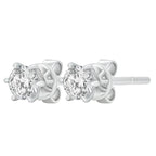 Sol et Terre Martini Six Prong Earrings