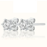 Martini Six Prong Earrings