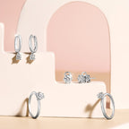 Sol et Terre Martini Six Prong Earrings