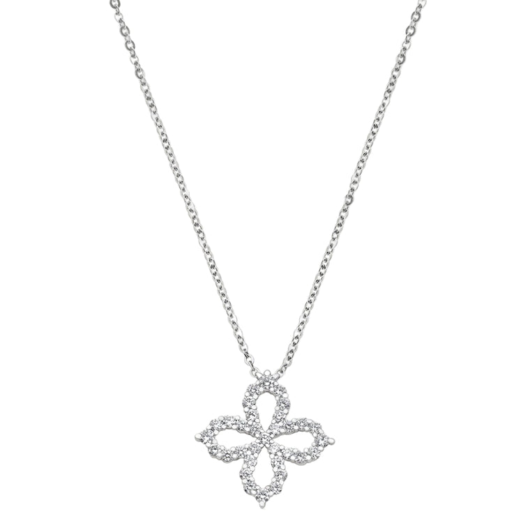 Sol et Terre Clover Diamond Pendant