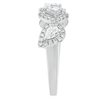 Sol et Terre Mix Cut With Halo Ring