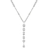 Sol et Terre Mix Cut Drop Diamond Pendant Necklace