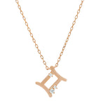 Sol et Terre Zodiac Gemini Pendant Necklace