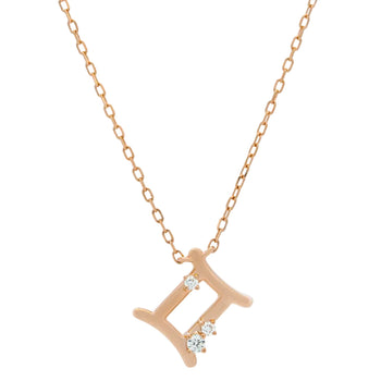 Sol et Terre Zodiac Gemini Pendant Necklace