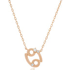Sol et Terre Zodiac Cancer Necklace