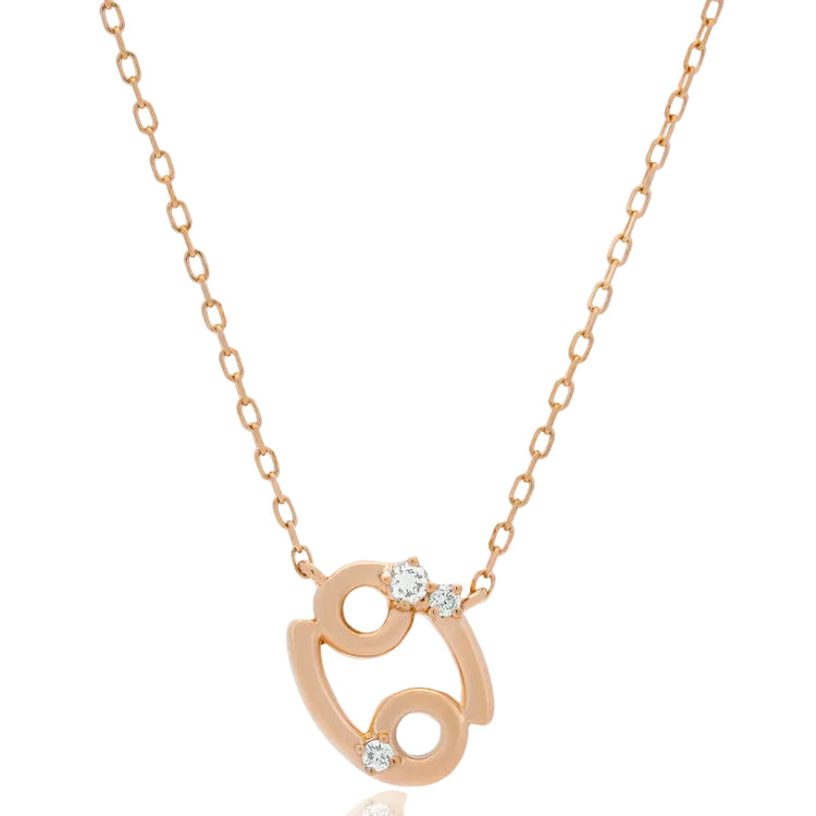 Sol et Terre Zodiac Cancer Necklace