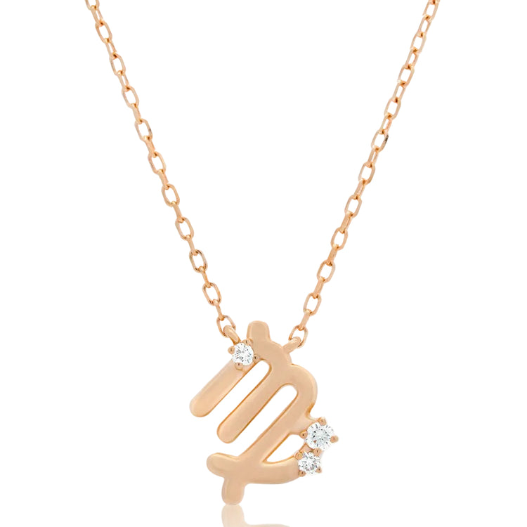 Sol et Terre Zodiac Virgo Necklace