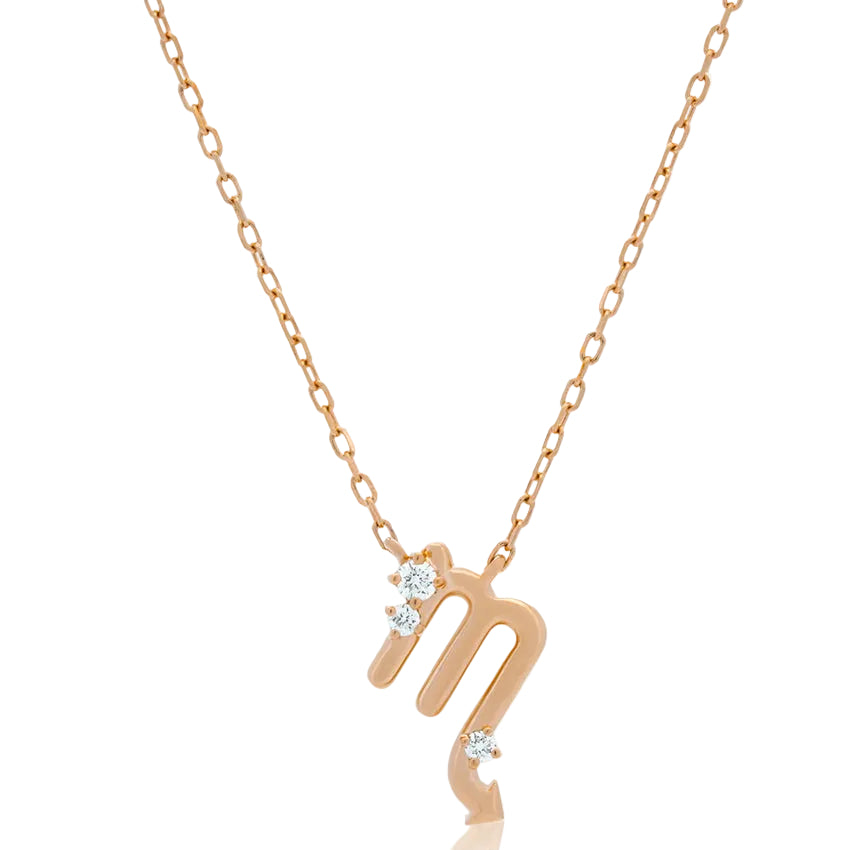 Sol et Terre Zodiac Pendant Scorpio Necklace