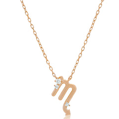 Sol et Terre Zodiac Pendant Scorpio Necklace