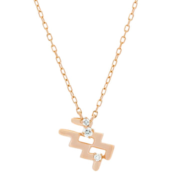 Sol et Terre Zodiac Pendant Aquarius Necklace