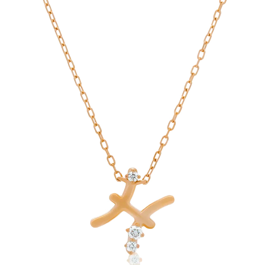 Sol et Terre Zodiac Pendant Pisces Necklace