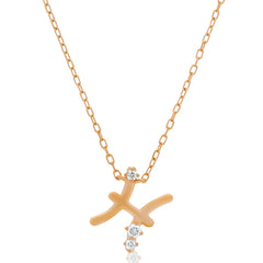 Sol et Terre Zodiac Pendant Pisces Necklace