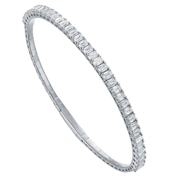Sol et Terre Levite Emerald Diamonds Bangle