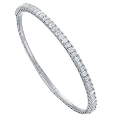 Sol et Terre Levite Emerald Diamonds Bangle