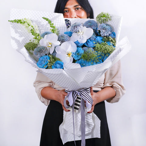 Sapphire Orchid Bouquet