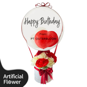 Scarlet Surprise Balloon Artificial