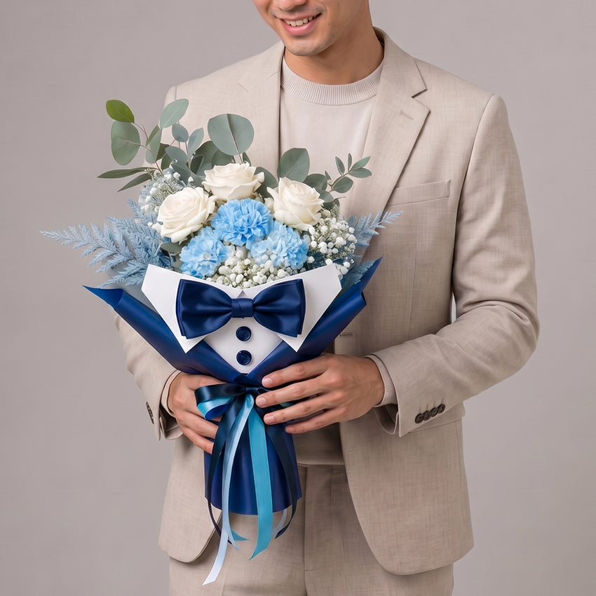 Suit & Tie Bouquet