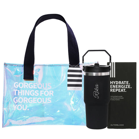 Outerbloom Personalized  Tumbler Titan Black Phantom