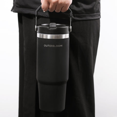 Outerbloom Personalized  Tumbler Titan Black Phantom
