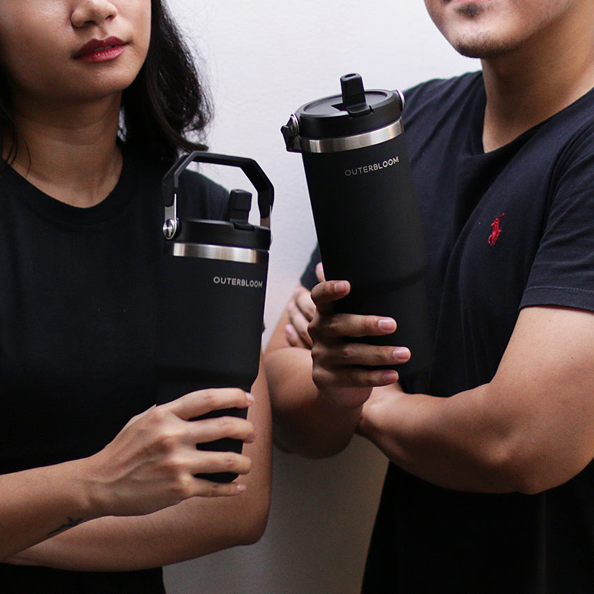 Outerbloom Personalized  Tumbler Titan Black Phantom