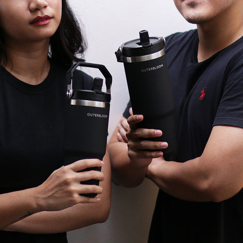 Outerbloom Personalized  Tumbler Titan Black Phantom