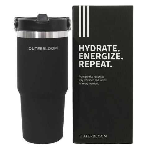 Outerbloom Personalized  Tumbler Titan Black Phantom