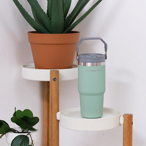 Outerbloom Personalized Tumbler Titan Green Verde - 500 mL