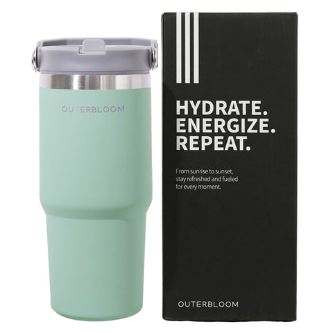 Outerbloom Personalized Tumbler Titan Green Verde - 500 mL