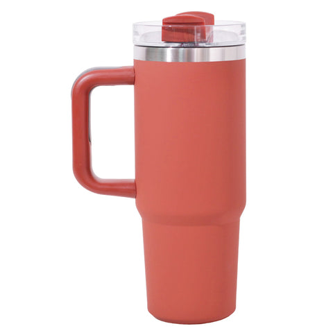 Outerbloom Personalized Tumbler Titan Terra Sunset with Straw - 900 mL