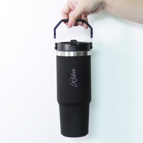 Outerbloom Personalized  Tumbler Titan Black Phantom
