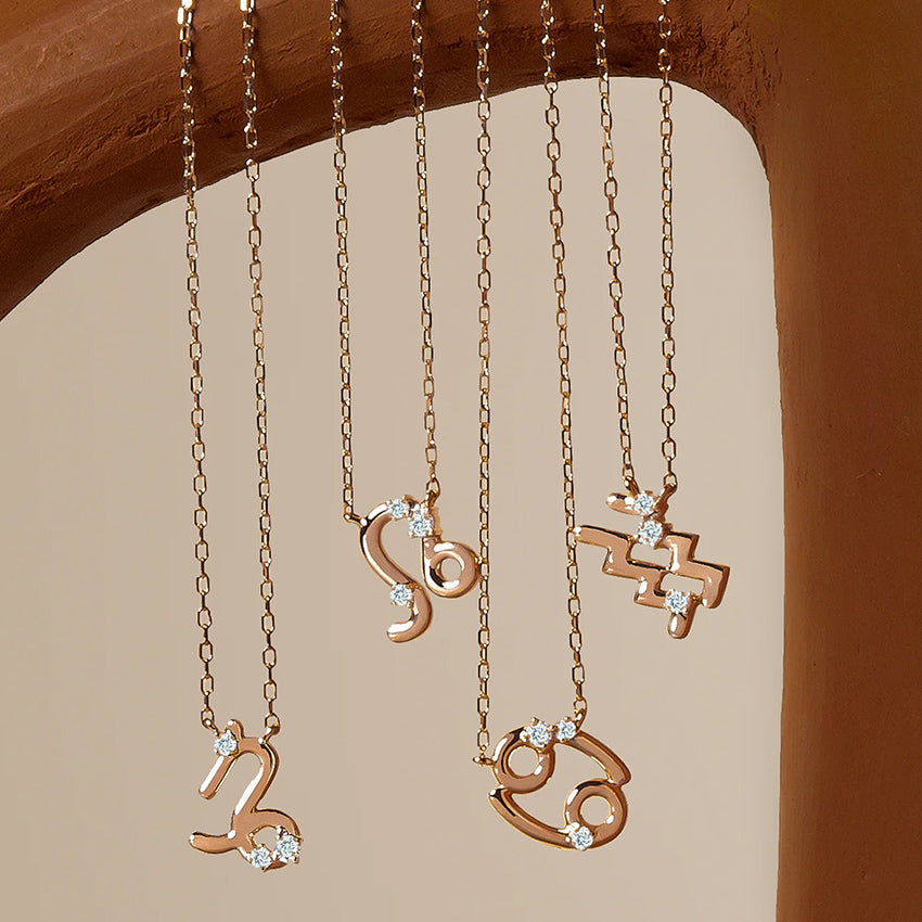 Sol et Terre Zodiac Cancer Necklace