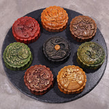 Mid Autumn Bloom Trio Mooncake