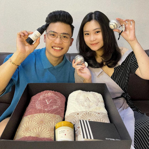 Couple Set Love Faith Towel